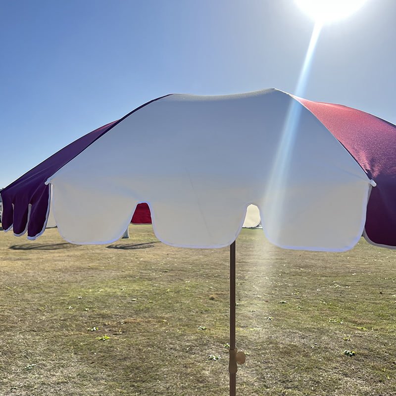 2M vezelframe, lichtgewicht aluminium schacht, gewone parasol.