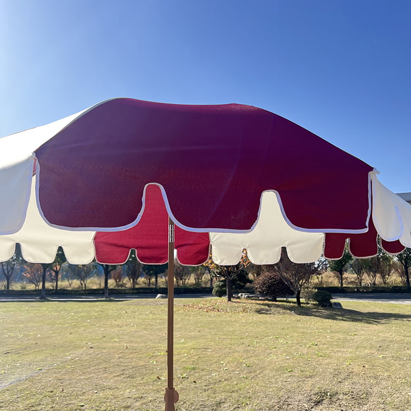 2M vezelframe, lichtgewicht aluminium schacht, gewone parasol.