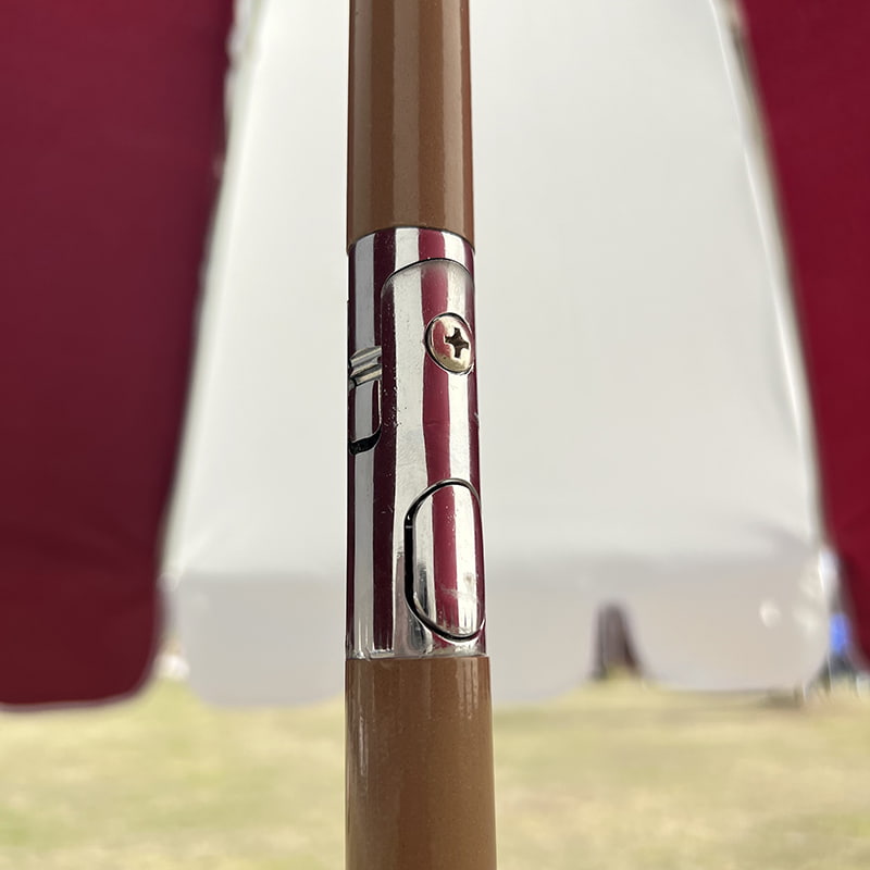 2M vezelframe, lichtgewicht aluminium schacht, gewone parasol.