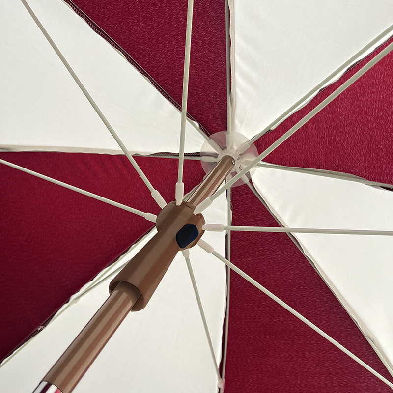 2M vezelframe, lichtgewicht aluminium schacht, gewone parasol.