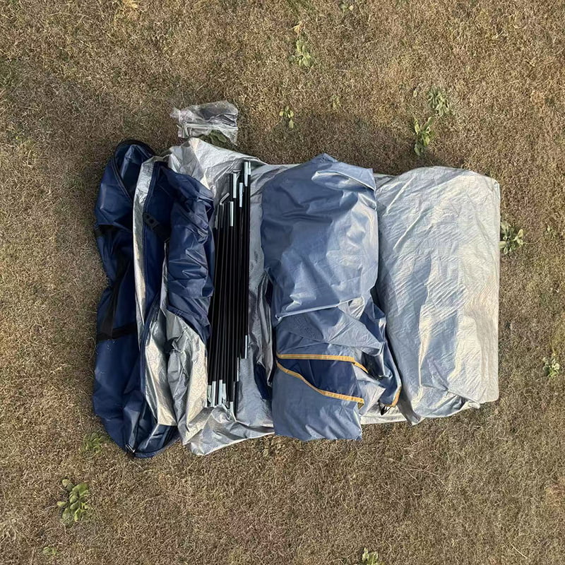 Koepelvormige, eenvoudig op te zetten kampeertent voor 3/4/6/8 personen