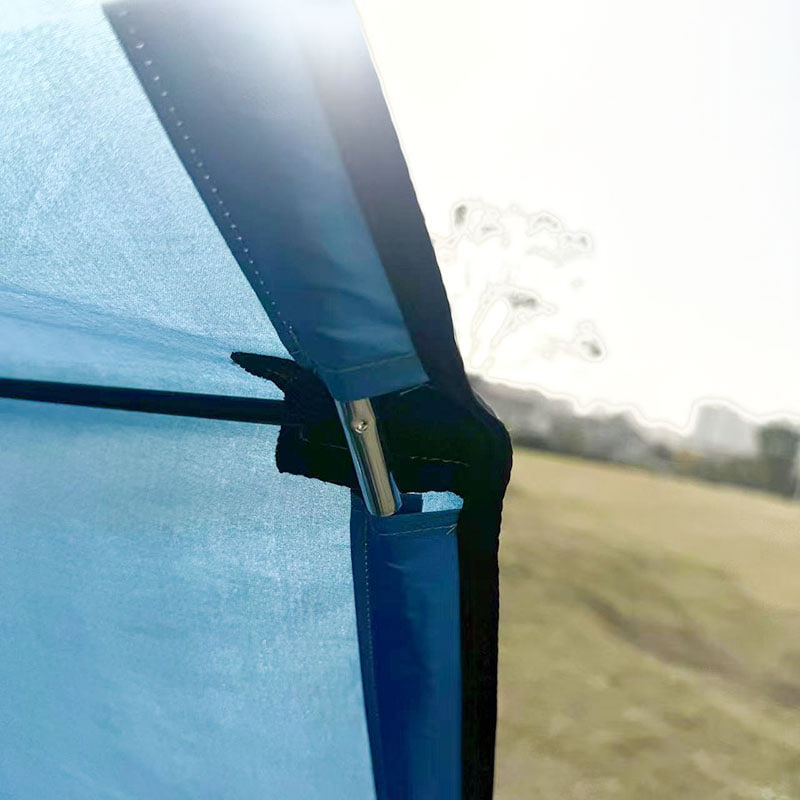 Outdoor strandcampingtent met geïntegreerde grondmat