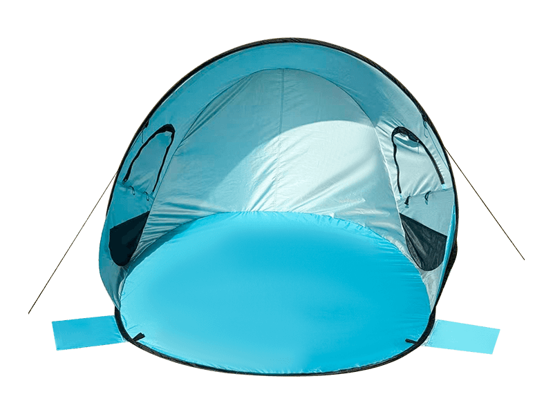 Draagbare strandtent voor meerdere personen, snel op te zetten