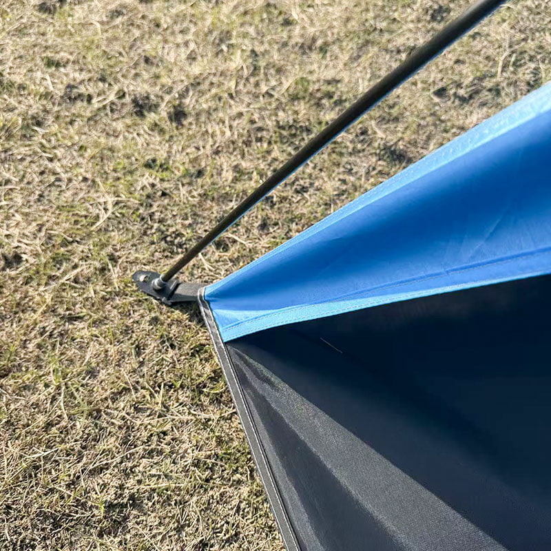 Lichtgewicht, driezijdig geventileerde strandtent