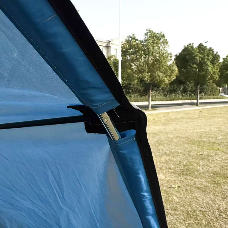 Outdoor strandcampingtent met geïntegreerde grondmat