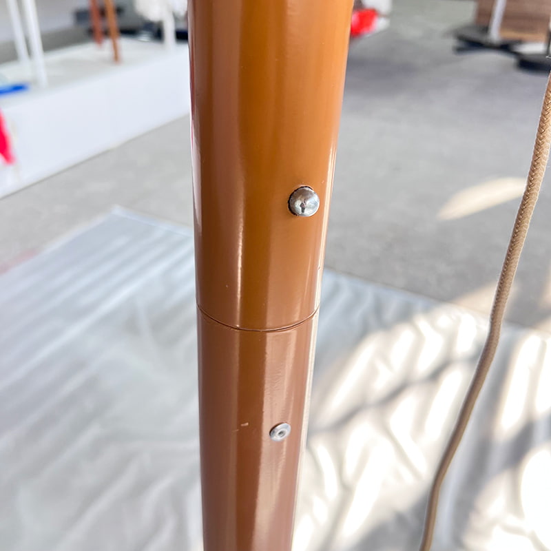 3 meter lange parasol van stro