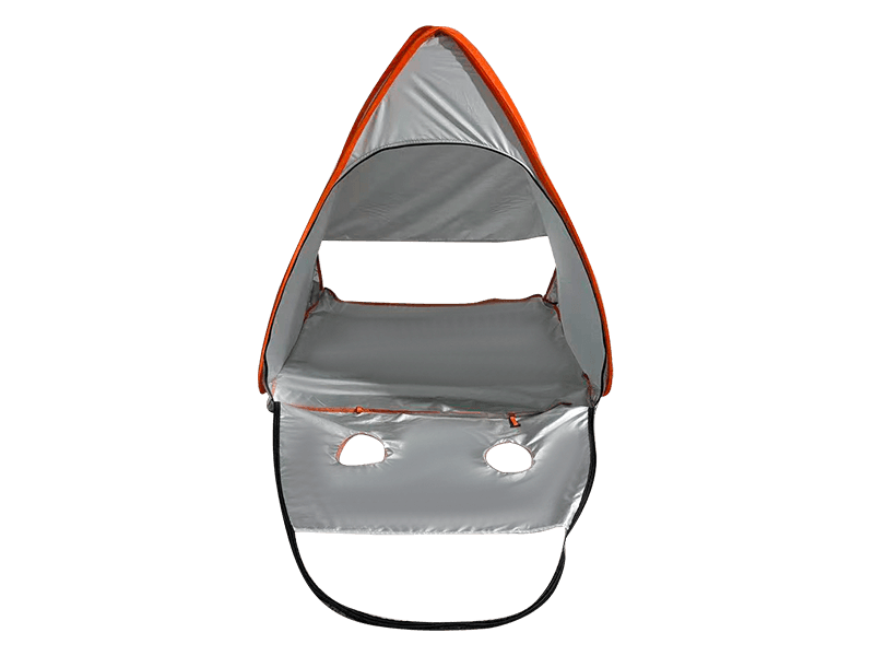 Pop-up draagbare spray-regendichte opslagtent