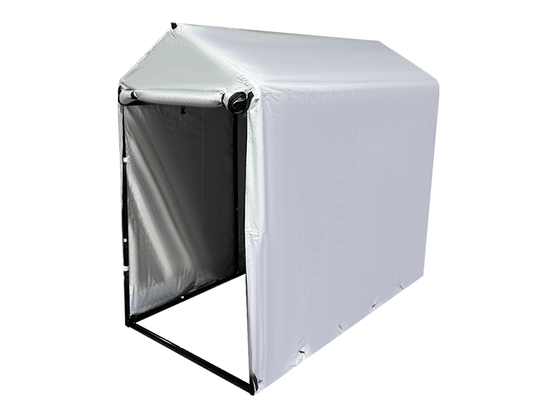 Regen- en zonnedichte autoschuilplaats/opslagtent