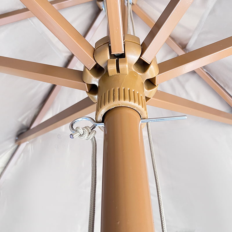 3 meter lange parasol van stro