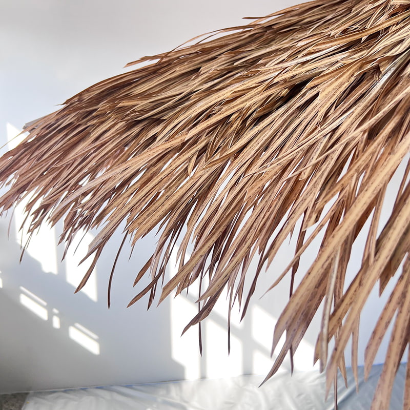 3 meter lange parasol van stro