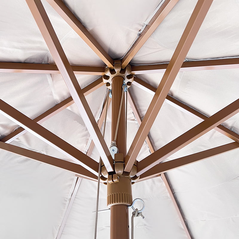 3 meter lange parasol van stro