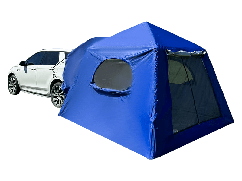 Achteraan gemonteerde autokampeertent Achteraan gemonteerde autokampeertent