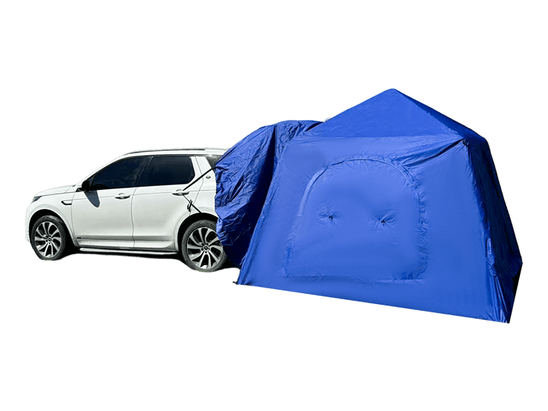 Achteraan gemonteerde autokampeertent Achteraan gemonteerde autokampeertent