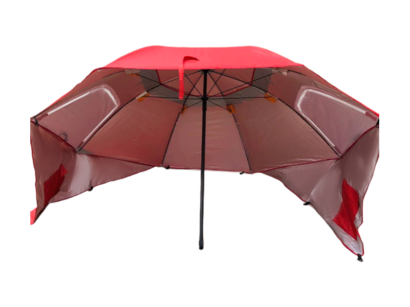 Outdoor draagbare 2,4 M Oxford zilveren tape-paraplu