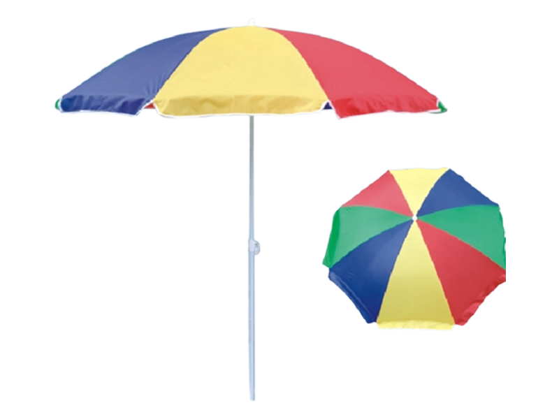 85 cm polyester strandparaplu voor buiten